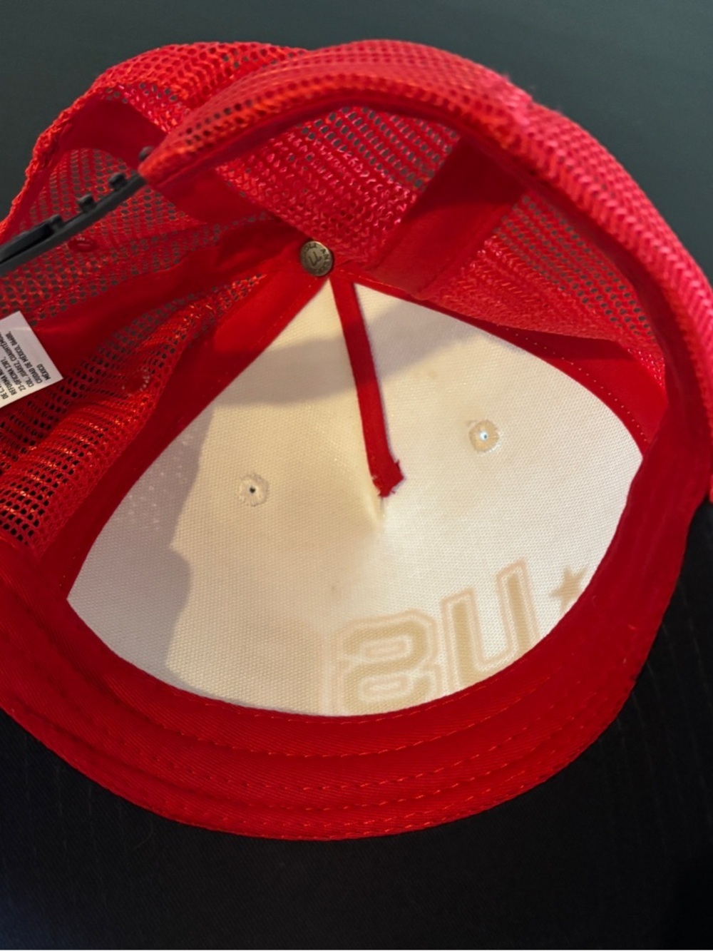 AEO USA Trucker Hat - Red White Blue-NWT - Picture 4 of 8